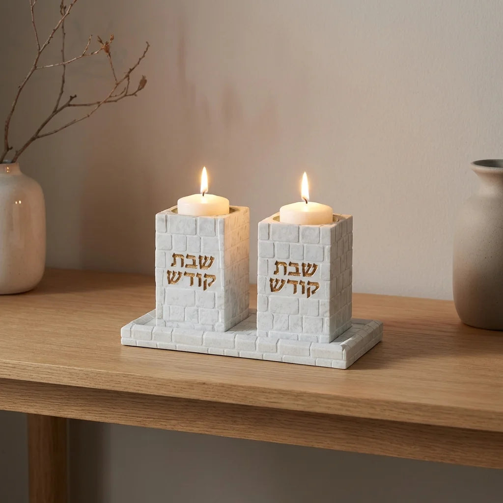 פמוטים עם מגש פולימר בטון