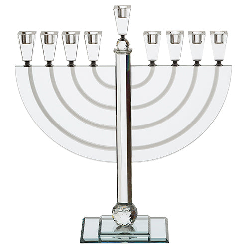 חנוכייה קריסטל מהודרת גדולה - 50 ס״מ