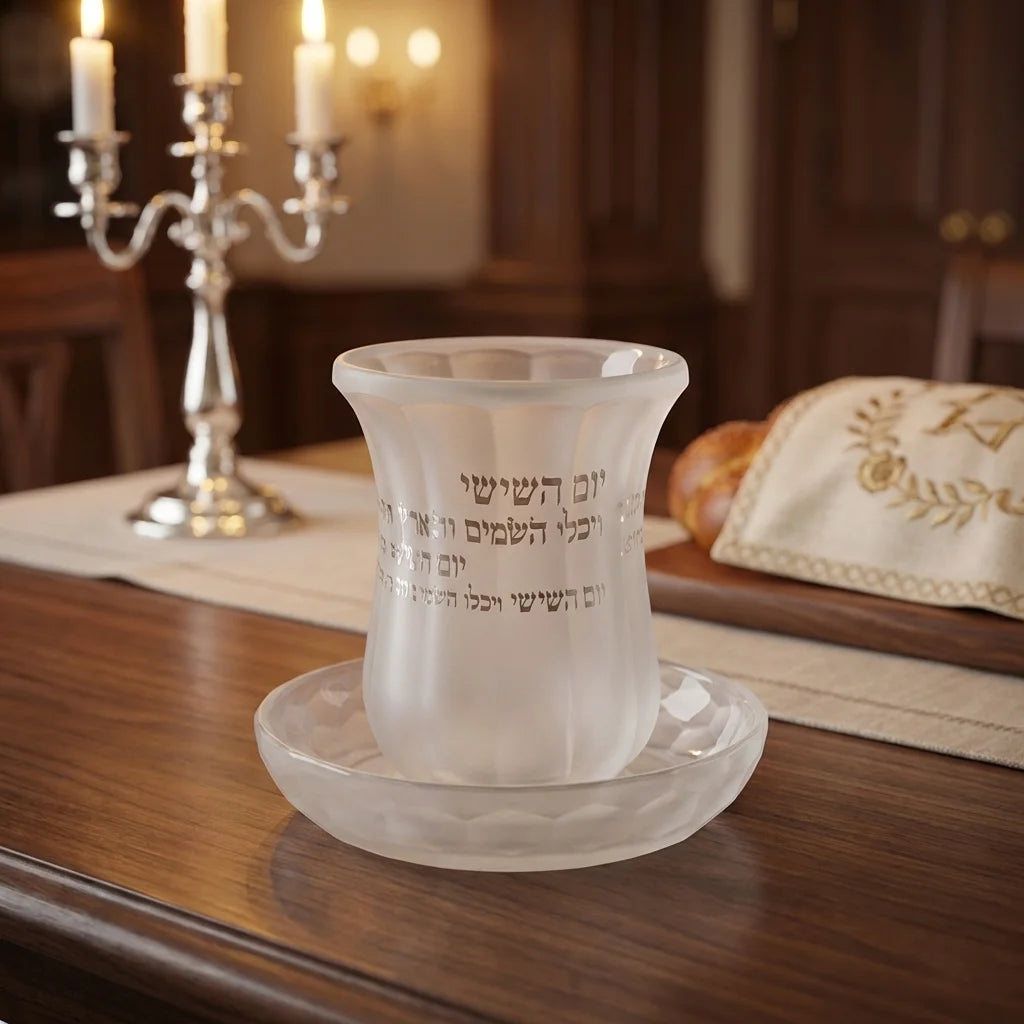 גביע קריסטל מהודר ללא רגל ״ברכה״