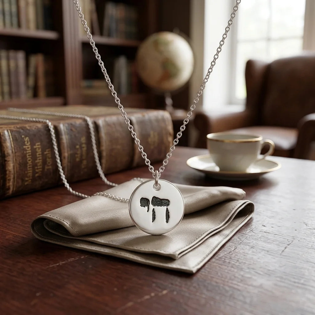 שרשרת כסף טהור 925 ״חי״