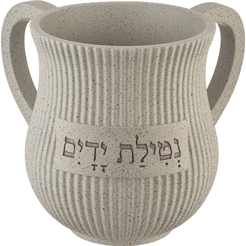 סט שבת בבטון - נטלה מהודרת פולימר בטון - 14 ס״מ - דגם 1